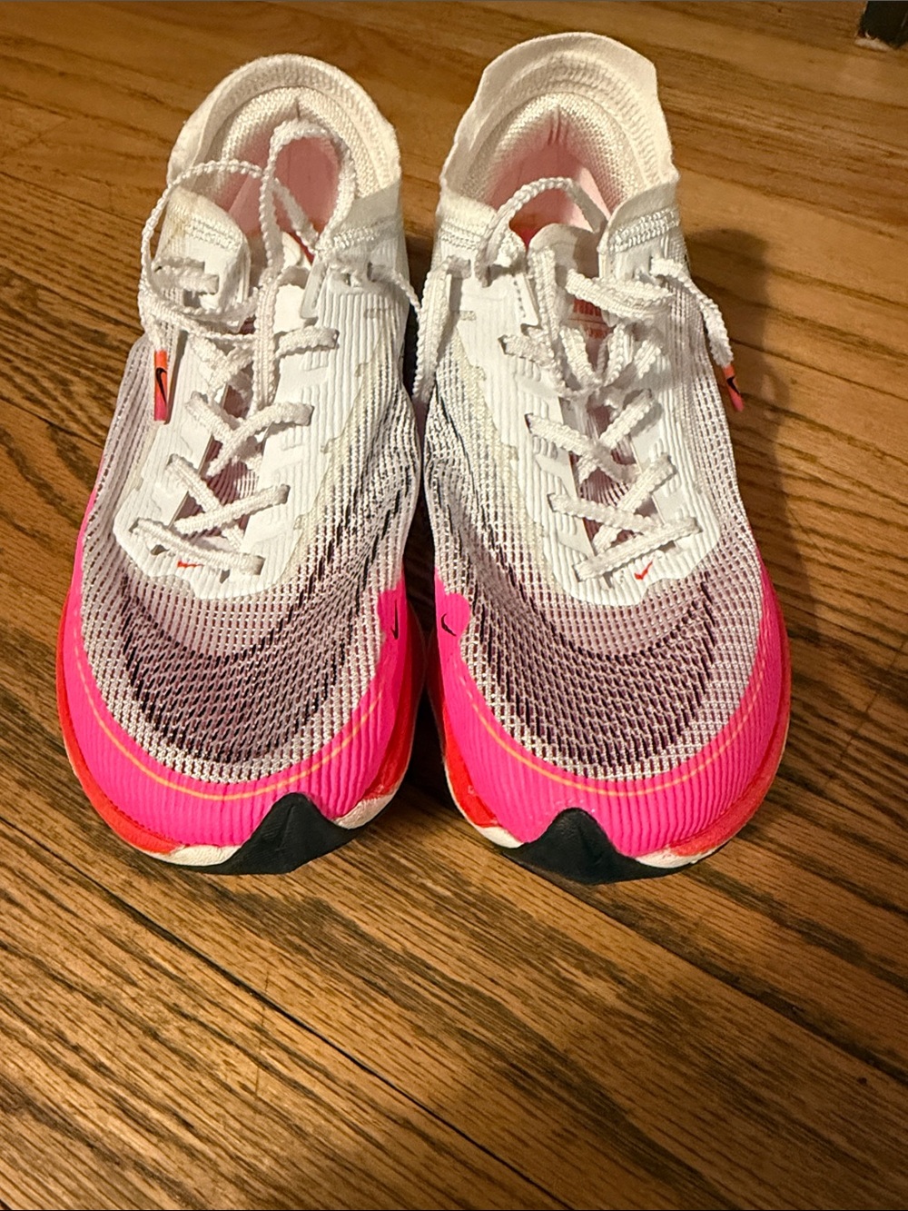 Women's Nike White and Hot Pink Performance Running Shoes